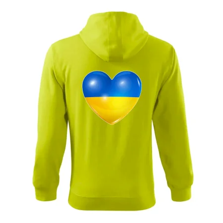 Ukrajina srdce vlajka