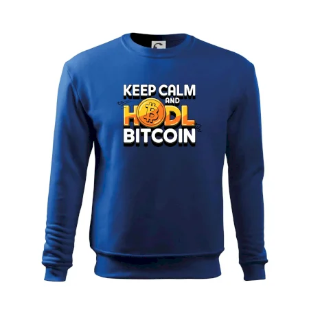 3D nápis Keep Calm and HODL Bitcoin