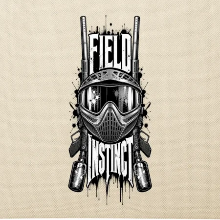 Čiernobiela maska – Field Instinct paintball