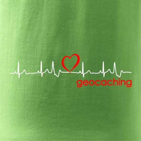 Moje srdce bije pre Geocaching -Text