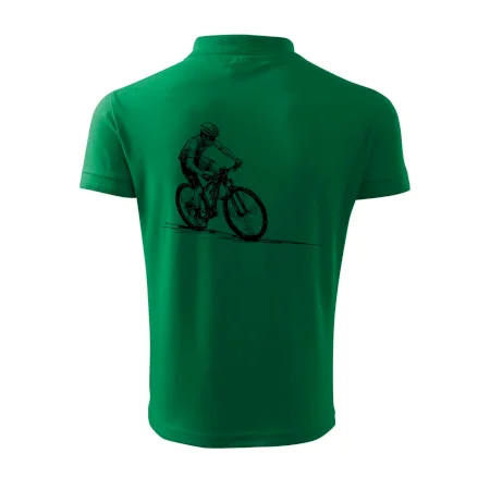 MTB kreslený cyklista