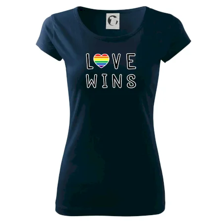 Love wins nápis