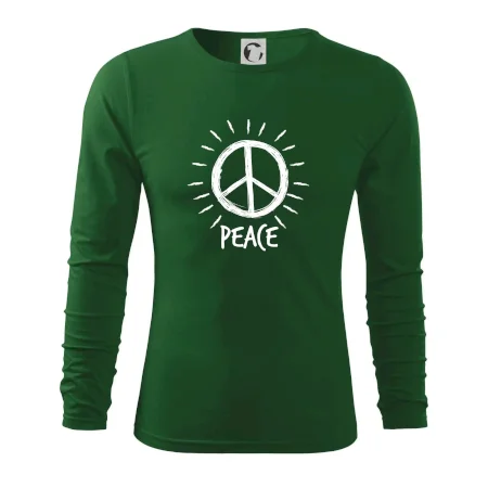 Peace symbol čiernobiely