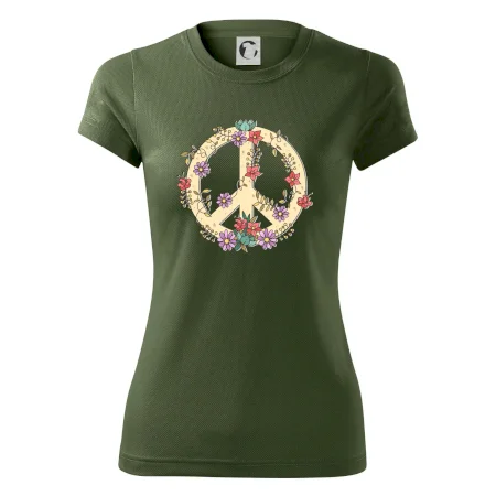 Peace symbol pieskový