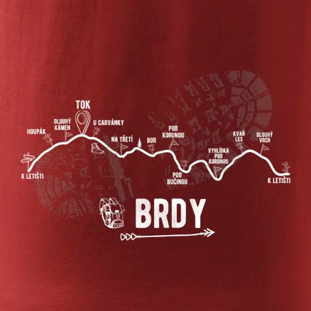 Profil kopců - Brdy