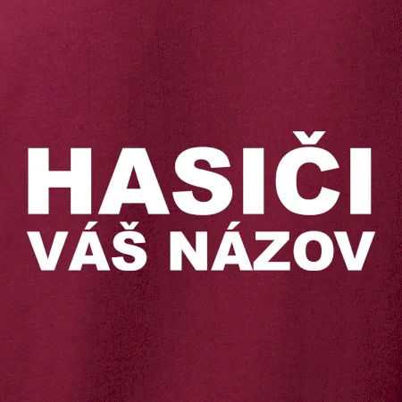 Hasiči nápis (názov zboru - vlastný nápis)