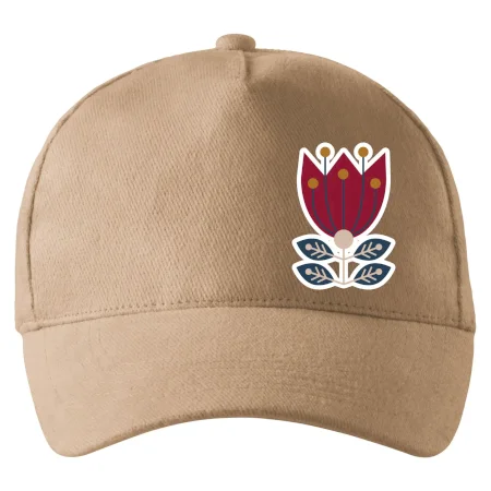 Folklór na prsníku kvetina štvorlistá