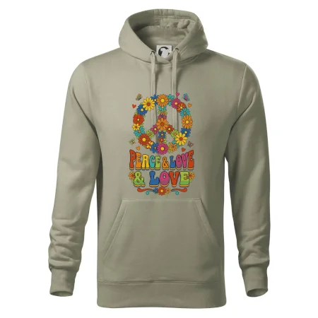 Peace and love - na výšku s květy