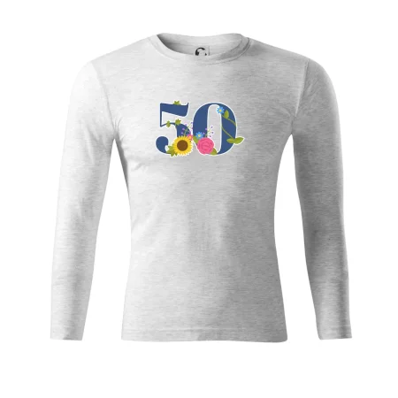 Kvetinové číslo kreslené - 50