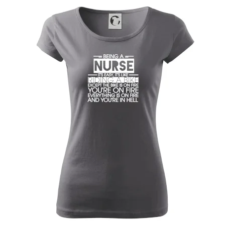 Being a nurse - bike