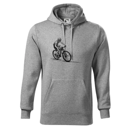 MTB kreslený cyklista