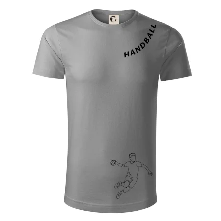 Handball nápis šikmo
