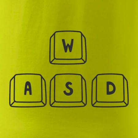 WASD klávesy - prso