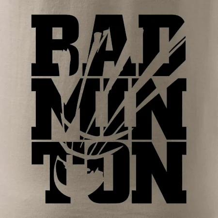 Badminton nápis