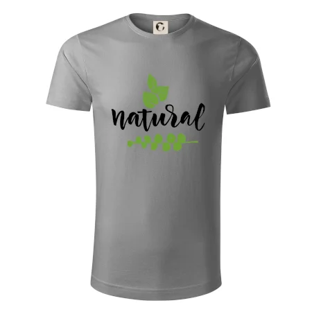 Natural - nápis v listoch