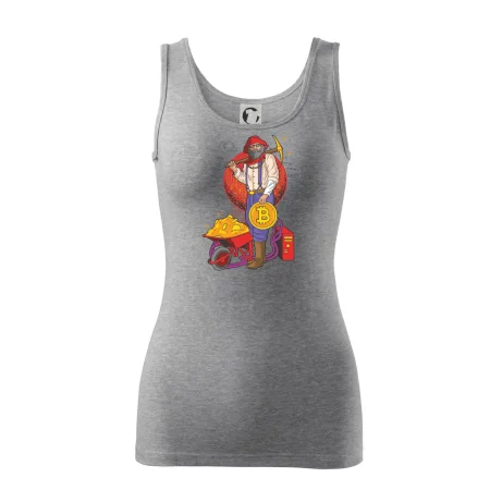 Baník ťaží Bitcoiny