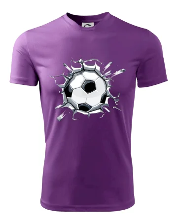 Futbalová lopta v triku