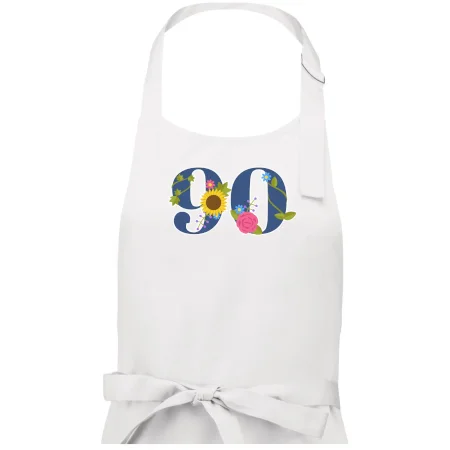 Kvetinové číslo kreslené - 90