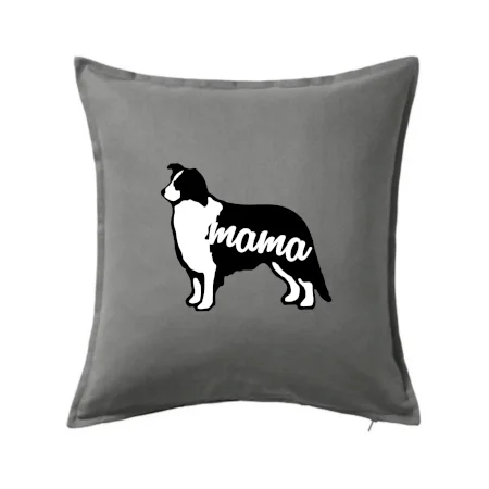 Border kolie mama obrys