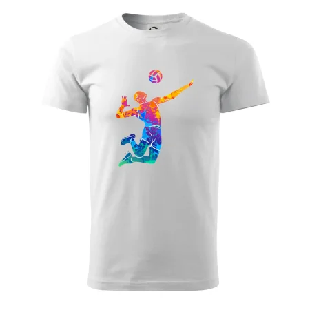 Volejbalista splash s loptou