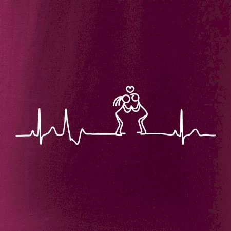 EKG zamilovaný pár