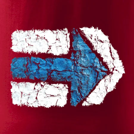 Párová turistická značka modrá