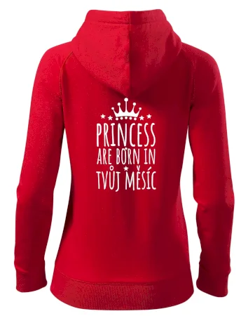 Princesses are born in (Vlastný nápis mesiac narodenia)