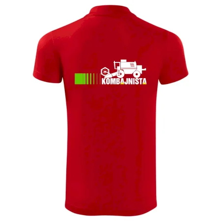 Kombajnista zelená a žltá