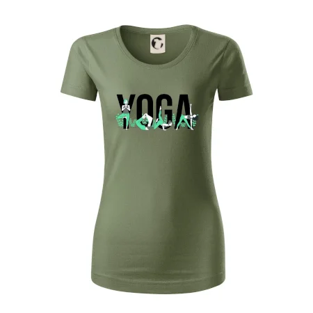 Yoga nápis farebný