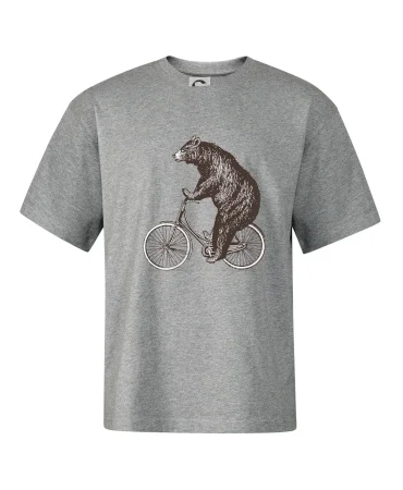 Medveď na bicykli