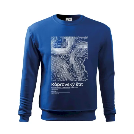 Kôprovský štít - vrstevnice v obdĺžniku