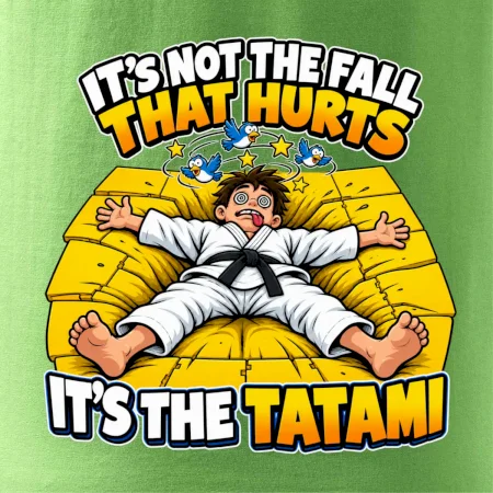 Pád bolí tatami judo