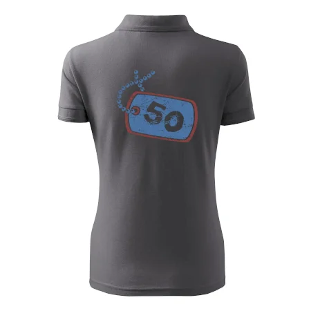 50 na krku štítok