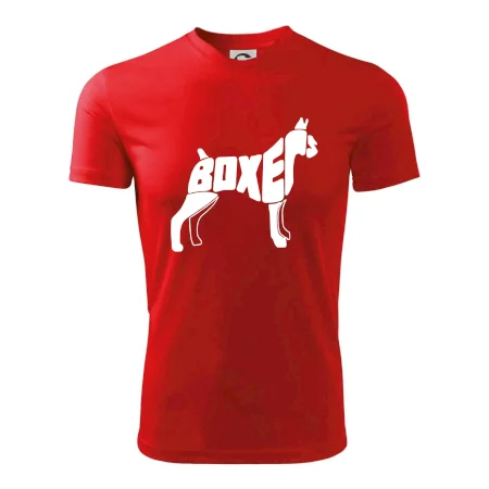 Boxer nápis v tele