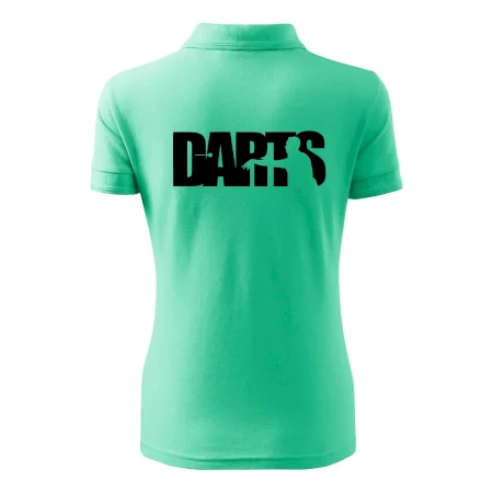 Darts - nápis so šípkarom