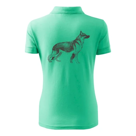 Nemecký ovčiak - kreslený skica  