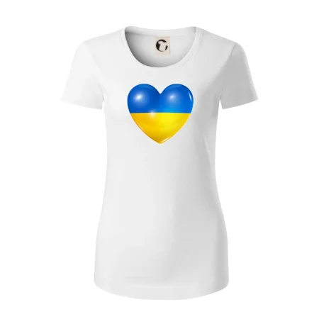 Ukrajina srdce vlajka