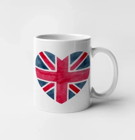 Britské srdce maľované