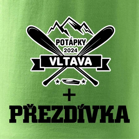 K vode - pádla hory (vlastný nápis)