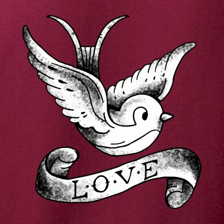 Love holubica - kreslená