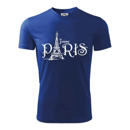 Paris nápis Eiffelovka rovný