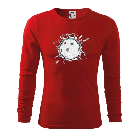 Florbal lopta v triku