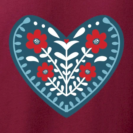 Folklór - srdce modré plné