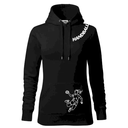 Handball nápis šikmo - dievča