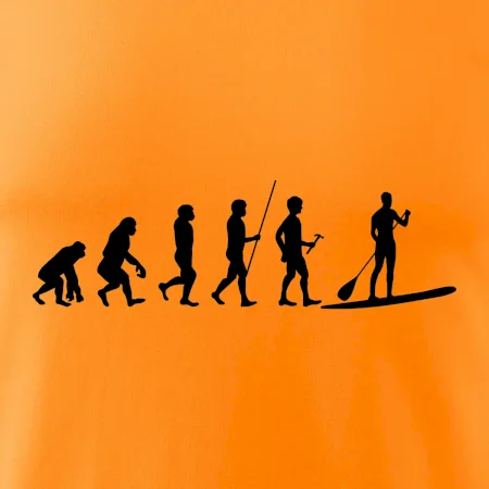 Evoluce paddleboard muž