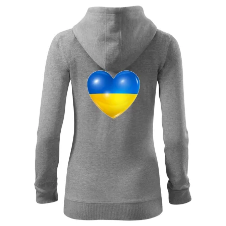 Ukrajina srdce vlajka