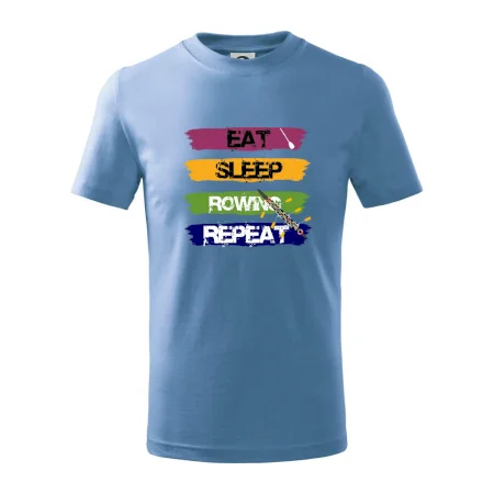 Eat sleep rowing repeat farebné
