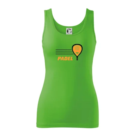 Padel - oranžová raketa