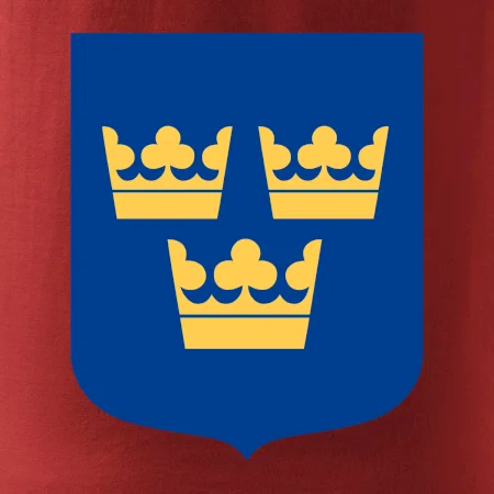 Švédsky znak tri korunky na prsník