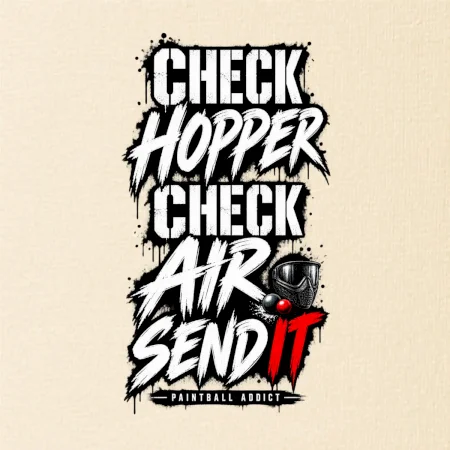 Kontrola zásobníka – Check Hopper Air paintball